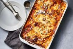Eggaldinbaka með tómötum og parmesan