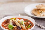 Matarmikil kjötbollusúpa með pasta