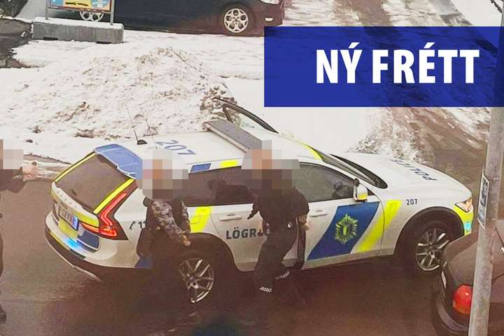 Harkaleg handtaka í Ármúla – Óður ökumaður réðst að lögreglunni MYNDBAND