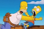 Homer hættur að kyrkja Bart