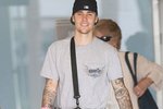 Justin Bieber klæddist þessum umdeildu skóm um helgina