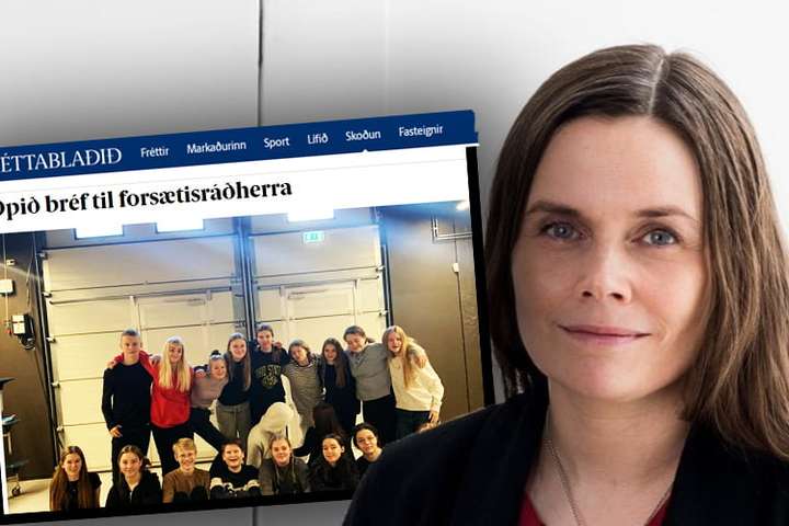 „Kæri forsætisráðherra. Þegar þú varst á okkar aldri, er þetta framtíðin sem þú vildir?“