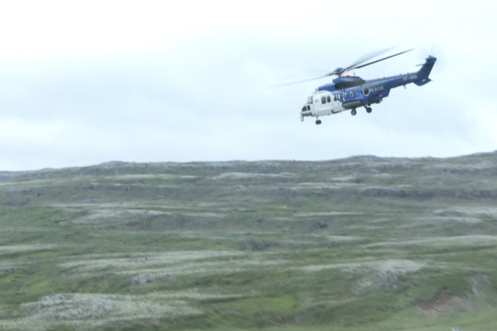 Farþegar flugvélarinnar voru vísindamenn sem voru við rannsóknir