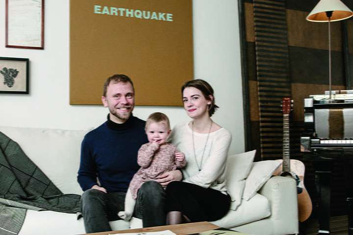 Listamaður og fatahönnuður á listrænu heimili