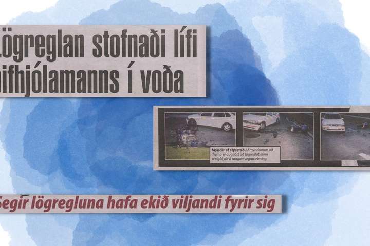 Sagði lögreglu hafa stofnað lífi hans í hættu: „Ég gerði nákvæmlega það sem þarf til að stöðva þig“
