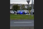 Sérsveitin með lambhúshettur á Gullinbrú – Sjáðu myndbandið
