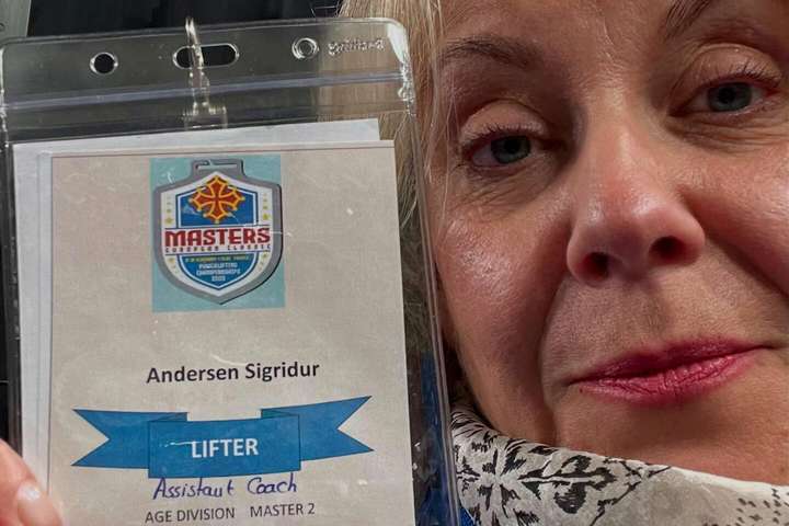 Sigríður Andersen vildi verða EvrópumeistarI: „Seinni tvær lyfturnar voru því miður dæmdar ógildar“