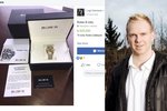 Logi Geirsson selur Rolex-úrið