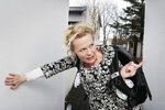 Magga Stína á Gljúfrasteini