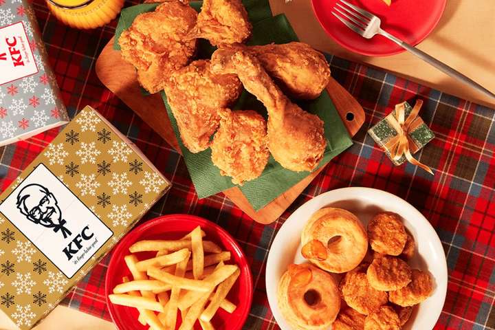 Enginn pakki, ekkert tré … en fata full af KFC
