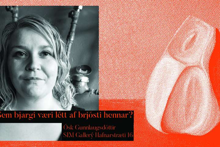Ósk opnar einkasýningu: „Sem bjargi væri létt af brjósti hennar?“