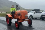 Appelsínugulur Porche ók inn á Reykhóla MYNDIR