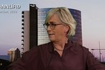 Birna bankastjóri sagðist komast áfram á auðmýkt: „Ég myndi segja að við séum að vanda okkur“.