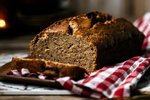 Kaffi- og bananabrauð með brúnuðu smjöri