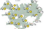 Veðrið verður nú mun þægilegra en undanfarið – Frost í innsveitum norðan- og austanlands