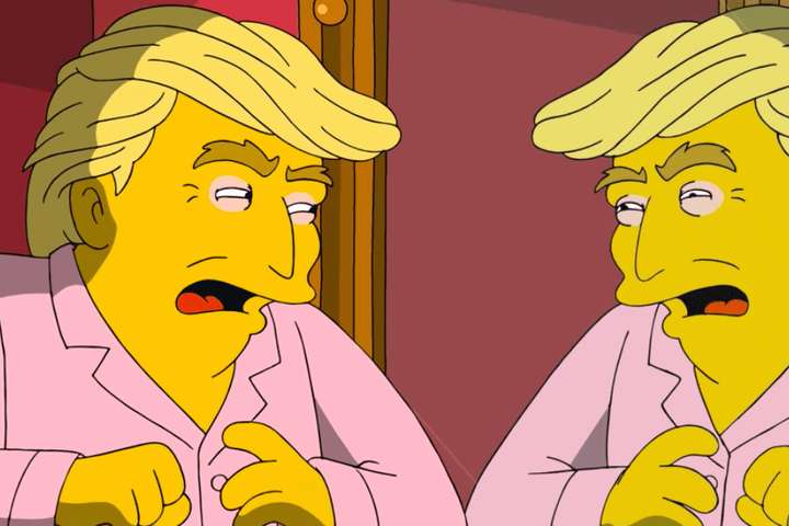 Donald Trump fastur í teiknimyndamartröð