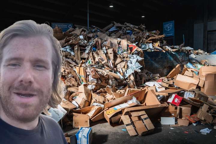 Davíð var læstur inni á Sorpu: „Þegar ég var búinn sá ég að ég er einn hérna“