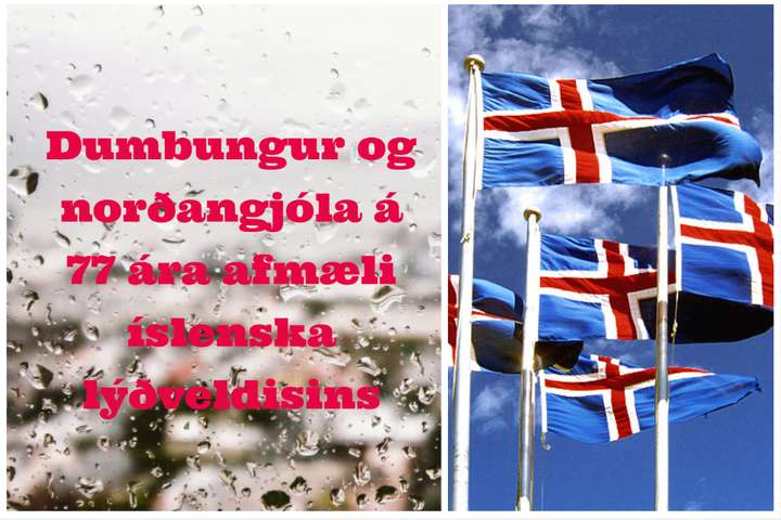 Dumbungur, svali og hæg norðangjóla á 17. júní: „Ástæða til að klæða sig örlítið betur“