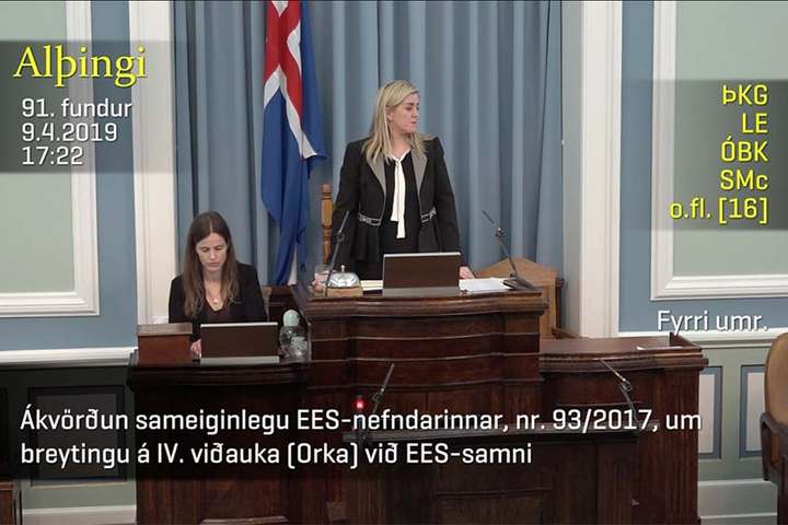Hatrið mun líklega sigra: Orkupakkinn í beinni á sama tíma og Eurovision