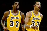 Magic og Jabbar reimuðu aftur á sig skóna á dögunum – Sjáðu myndbandið!