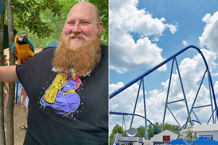 Létti sig um 100 kg til að komast í draumarússíbanann: „Hann breytti lífi mínu“