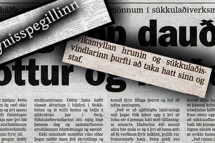 Súkkulaðisvindlarinn Karl laug um bílslys og andlát: „Maðurinn átti samúð allra“