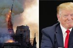 Franska slökkviliðið slökkti í Trump