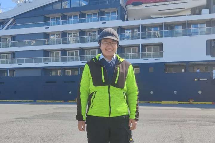 Fyrsta skemmtiferðaskipið í tvö ár mætt – „Það er því mikil gleði“