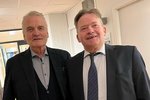 Guðni Ágústsson ræðir við eftirhermu sína – Jóhannes Kristjánsson hjartaþegi í einstöku viðtali: