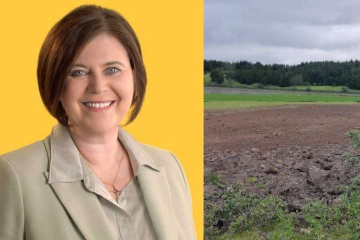 „Hver tók tappann úr Hvaleyrarvatni!? Vatnið er að hverfa“ – Sjáðu gríðarlegan muninn