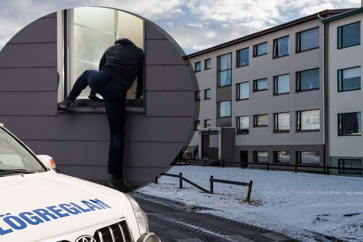 Innbrotsþjófur staðinn að verki í Árbænum