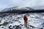 Stóra-Skógfell umlukið hrauni á þrjá vegu – Gönguleiðin komin á kaf
