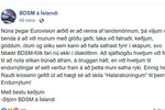 BDSM félagið tekur við Hatara-búningum landsmanna