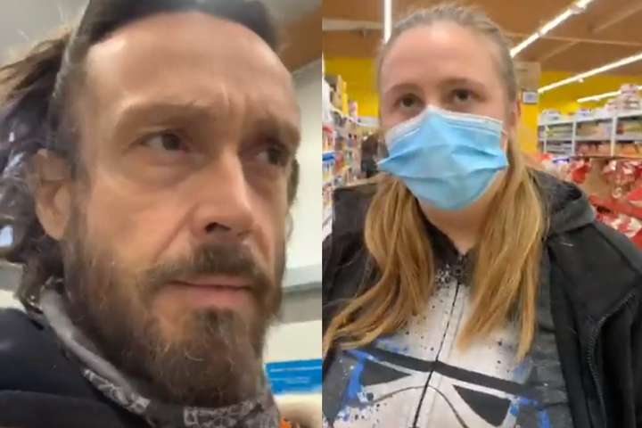 Trausti öskraði í Bónus vegna grímuskyldu: „Hér má sjá dæmi um mann sem er einfaldlega hættulegur“