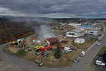 Slökkviliðið beitti skotbómulyftara til að komast að eldinum á Egilsstöðum – Myndskeið