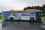 Strætó keyrir nú um með brjóstajesúmyndina