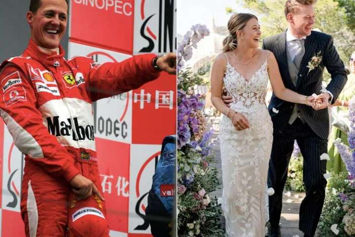 Michael Schumacher sást opinberlega í fyrsta sinn frá slysinu – Mætti í brúðkaup dóttur sinnar