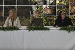 Nýja ríkisstjórnin kynnt: „Hér erum við mjög stoltar konur“