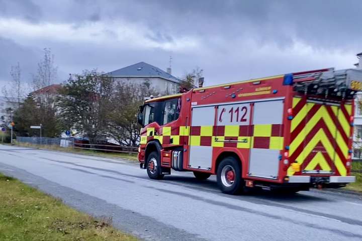 Einn fluttur á bráðamóttöku eftir eldsvoða: „Þá ákváðum við strax að fara í líf­björg­un“