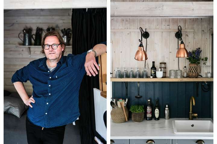 Listrænt sveitakot Péturs Gauts og Berglindar