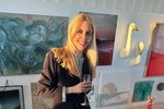 Sara lætur hvatvísina leiða sig áfram: „Eins og að mála með garni“