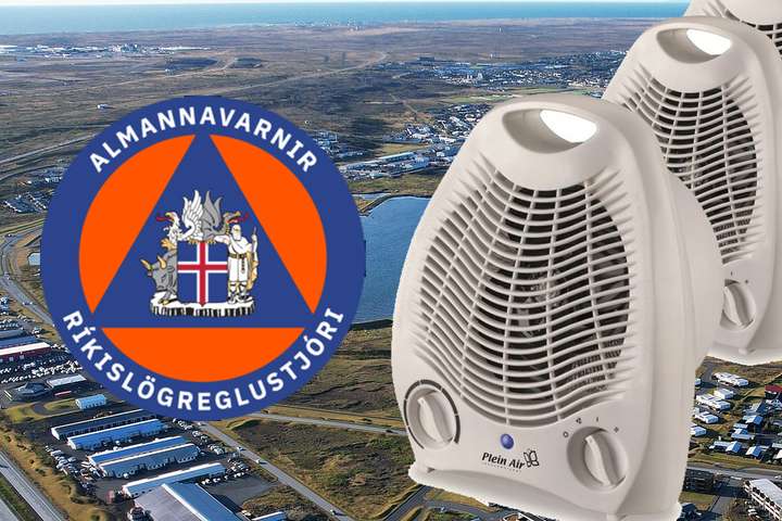 Almannavarnir ríkisins keyptu 100 hitablásara