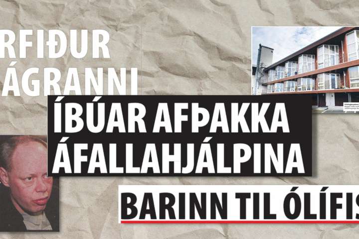 Myrti nágranna sinn með slökkvitæki: „Það er hálfur bærinn á eftir honum“