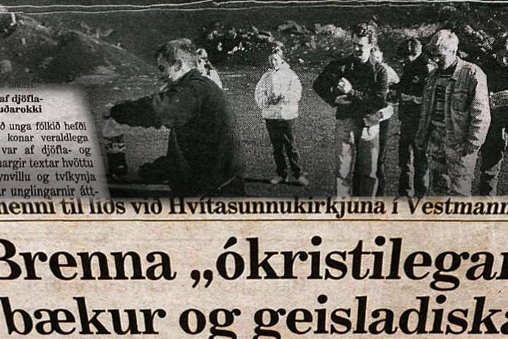 Trúarofsi ungmenna í Vestmannaeyjum – Brenndu alla geisladiska Kiss og Madonna