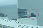 Leyniskyttur á húsþökum í Borgartúni