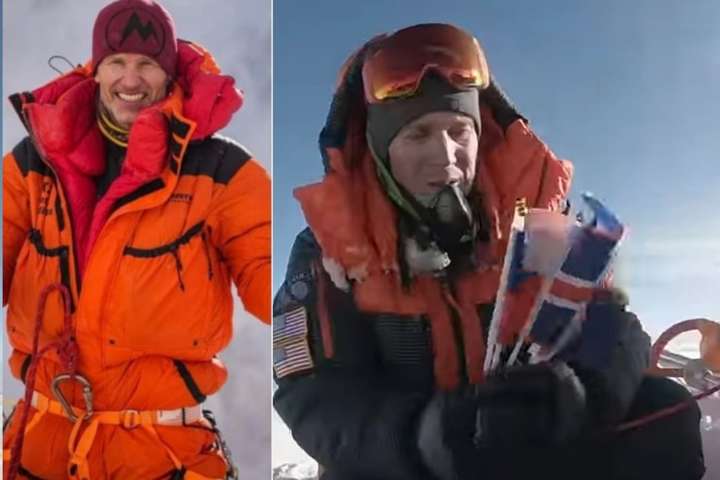 Minningarathöfn á toppi Everest