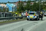 Bílvelta á Gullinbrú