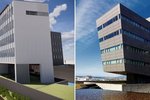 Útveggir hússins verða réttir af