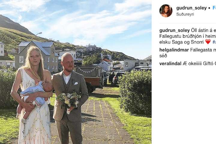Saga og Snorri orðin hjón