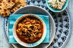 Indverskur lambaréttur með lauk (lamb dopiaza)